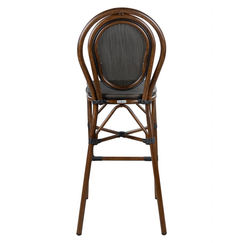 ΣΚΑΜΠΟ ΑΛΟΥΜΙΝΙΟΥ AZARIA HM5059 BAMBOO LOOK ΚΑΦΕ ΜΕ TEXTLINE 44x52x115Υεκ