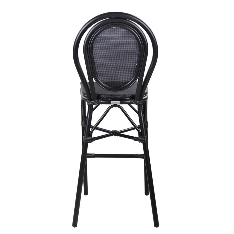 ΣΚΑΜΠΟ ΑΛΟΥΜΙΝΙΟΥ AZARIA HM5060 BAMBOO LOOK ΜΑΥΡΟ ΜΕ TEXTLINE 44x52x115Υεκ.