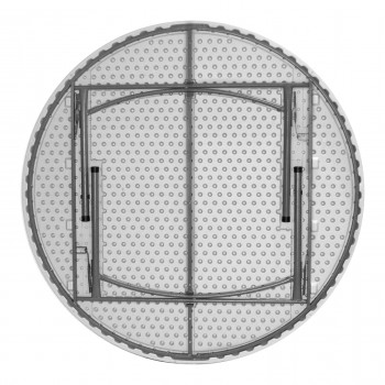 ΤΡΑΠΕΖΙ CATERING-ΣΥΝΕΔΡΙΟΥ HM5061 Φ182Χ74εκ ΠΤΥΣΣΟΜΕΝΟ ΣΤΡΟΓΓΥΛΟ