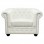ΠΟΛΥΘΡΟΝΑ T.CHESTERFIELD POLINA HM3011.02 PU ΛΕΥΚΟ ΜΑΤ 110x90x73Y εκ.