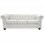 ΚΑΝΑΠΕΣ 3ΘΕΣΙΟΣ T.CHESTERFIELD HM3009.02 ΤΕΧΝΟΔΕΡΜΑ ΛΕΥΚΟ ΜΑΤ 208x90x73 εκ.