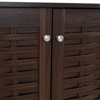 ΠΑΠΟΥΤΣΟΘΗΚΗ-ΝΤΟΥΛΑΠΙ ΞΥΛΙΝΗ CASSIOPE HM2208.01 WENGE 77Χ34Χ67.5Υεκ.