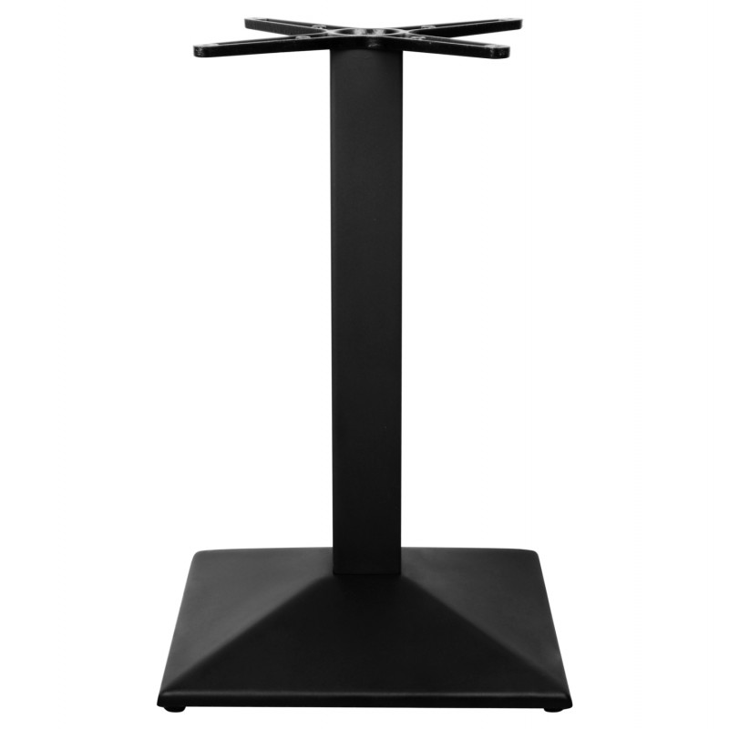 ΒΑΣΗ ΜΕΤΑΛΛΙΚΗ 45χ45χ74εκ ΜΕ ΣΤΑΥΡΟ 45Χ45εκ.ΠΥΡΑΜΙΔΑ ΜΑΥΡΗ HM408