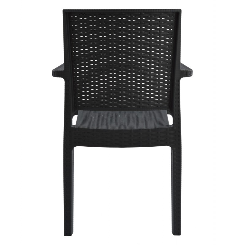 ΠΟΛΥΘΡΟΝΑ ΠΟΛΥΠΡΟΠΥΛΕΝΙΟΥ ΒΑΡΕΩΣ ΤΥΠΟΥ KAGANU DARK GREY HM5134.01 57x55,5x89 εκ.