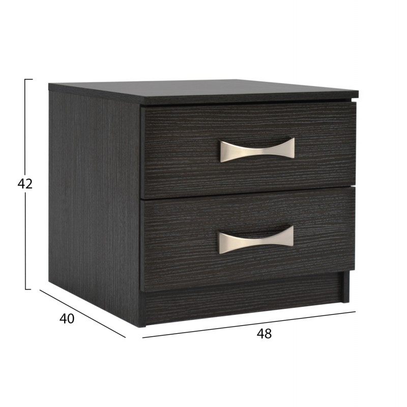 ΚΟΜΟΔΙΝΟ ΜΕ 2 ΣΥΡΤΑΡΙΑ ΚΑΙ ΧΕΡΟΥΛΙ ASHLYN HM2235.01 ZEBRANO 48x40x42Yεκ.