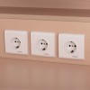 ΓΡΑΦΕΙΟ ΥΠΟΔΟΧΗΣ DALTON HM2068.02 ΜΕΛΑΜΙΝΗ ΣΕ SONAMA-ΜΠΕΖ 240x80x106Υεκ.