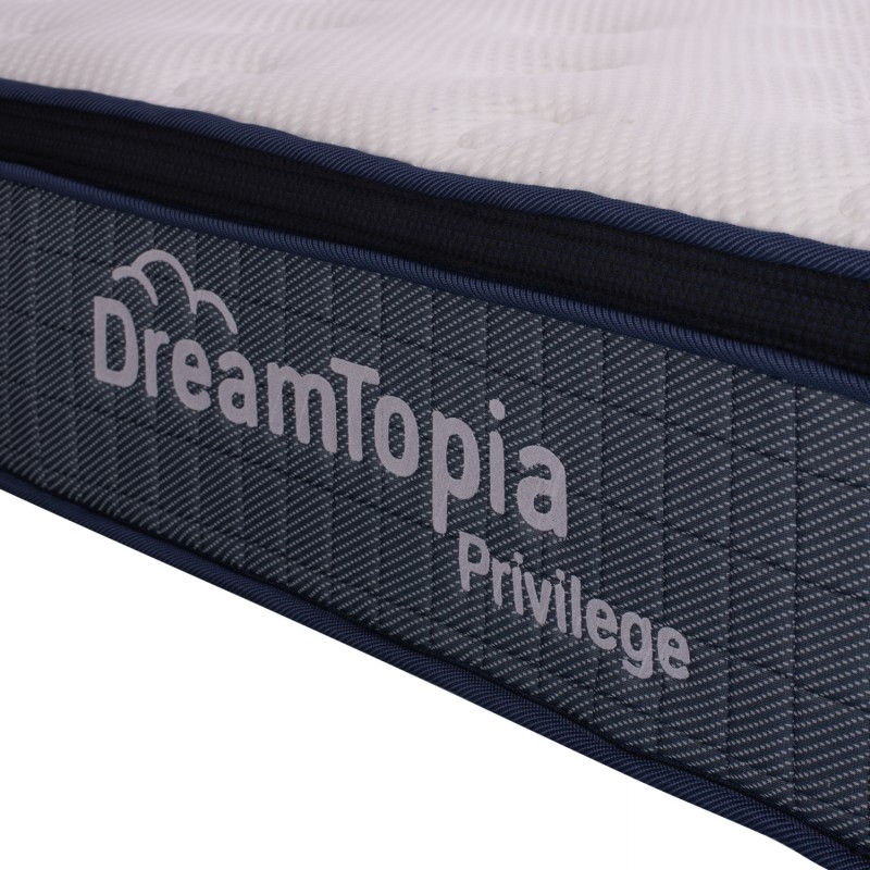 ΣΤΡΩΜΑ DREAMTOPIA, σειρά PRIVILEGE HM660.140 POCKET SPRING ΜΕ ΑΝΩΣΤΡΩΜΑ 140X200x29Υεκ.