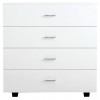 ΣΥΡΤΑΡΙΕΡΑ ΜΕΛΑΜΙΝΗΣ THORG ME 4 ΣΥΡΤΑΡΙΑ ΛΕΥΚΗ HM8996.03 80x40x83Υεκ.