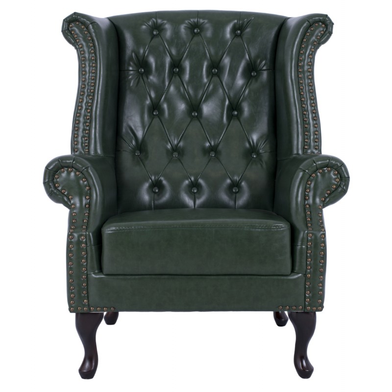 ΠΟΛΥΘΡΟΝΑ-ΜΠΕΡΖΕΡΑ T.CHESTERFIELD POLINA HM0053.08 PU ΚΥΠΑΡΙΣΣΙ 83x79x104 εκ