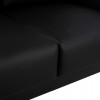 ΚΑΝΑΠΕΣ 2ΘΕΣΙΟΣ KΕΝΖΙΕ HM3121.21 ΜΕ ΜΑΥΡΟ PU 142x81x81 εκ.