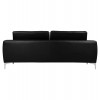 ΚΑΝΑΠΕΣ 3ΘΕΣΙΟΣ KENZIE HM3121.31 ΜΕ ΜΑΥΡΟ PU 190x81x81 εκ.