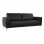 ΚΑΝΑΠΕΣ 3ΘΕΣΙΟΣ KENZIE HM3121.31 ΜΕ ΜΑΥΡΟ PU 190x81x81 εκ.