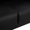 ΚΑΝΑΠΕΣ 3ΘΕΣΙΟΣ KENZIE HM3121.31 ΜΕ ΜΑΥΡΟ PU 190x81x81 εκ.
