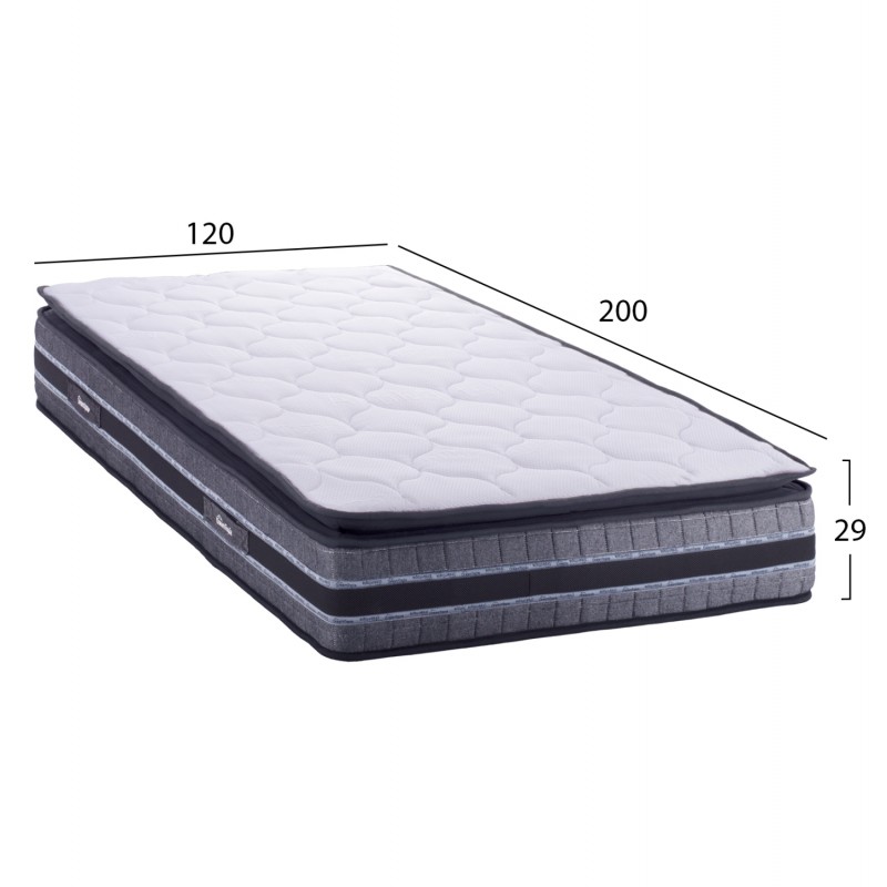 ΣΤΡΩΜΑ DREAMTOPIA FRANKLIN HM657.120 BONNELL SPRING ΜΕ ΑΝΩΣΤΡΩΜΑ 120x200x29Y εκ.
