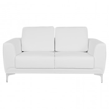 ΚΑΝΑΠΕΣ 2ΘΕΣΙΟΣ KΕΝΖΙΕ HM3121.22 ΜΕ ΛΕΥΚΟ PU 142x81x81 εκ.