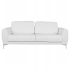 ΚΑΝΑΠΕΣ 3ΘΕΣΙΟΣ KENZIE HM3121.32 ΜΕ ΛΕΥΚΟ PU 190x81x81 εκ.