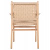 ΠΟΛΥΘΡΟΝΑ ΕΣΩΤ. ΧΩΡΟΥ HM9331.01 IGNACIO RUBBERWOOD-ΣΧΟΙΝΙ 61x56x83Υεκ.