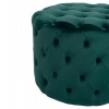 ΣΚΑΜΠΟ KASSIE ΚΥΠΑΡΙΣΣΙ ΒΕΛΟΥΔΟ ΤΥΠΟΥ CHESTERFIELD HM8406.03 Φ60x43Υ εκ.