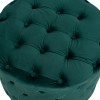 ΣΚΑΜΠΟ KASSIE ΚΥΠΑΡΙΣΣΙ ΒΕΛΟΥΔΟ ΤΥΠΟΥ CHESTERFIELD HM8406.03 Φ60x43Υ εκ.