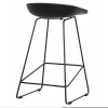 ΣΚΑΜΠΟ ΜΠΑΡ NAILA HM9299.02 ΜΑΥΡΟ ΜΕΣΑΙΟΥ ΥΨΟΥΣ 44x44x74Yεκ.