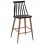 ΣΚΑΜΠΟ ΜΠΑΡ VANESSA ΜΑΥΡΟ ΜΕΣΑΙΟΥ ΥΨΟΥΣ HM9300.02  43x45x97Υεκ.