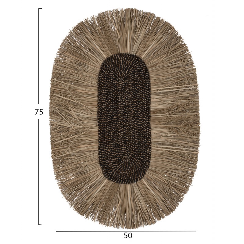 ΔΙΑΚΟΣΜΗΤΙΚΟ ΤΟΙΧΟΥ ΟΒΑΛ ΑΠΟ GRASS ΚΑΙ ΙΝΕΣ ΑΜΠΑΚΑ ΣΕ ΧΡΩΜΑ ΦΥΣΙΚΟ 50x5x75Yεκ.HM7794