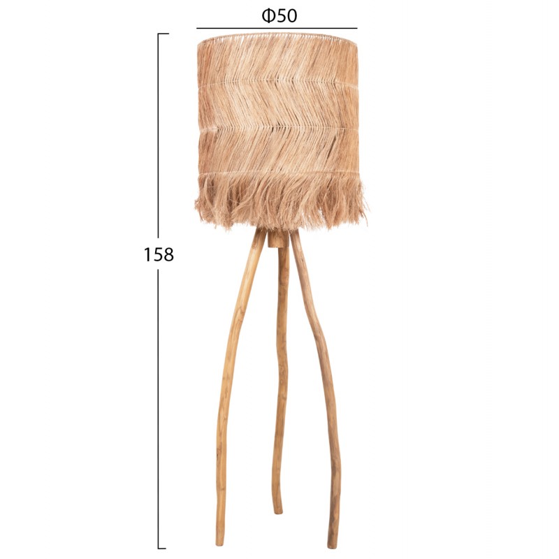 ΦΩΤΙΣΤΙΚΟ ΔΑΠΕΔΟΥ ΠΟΔΙΑ ΤΕΑΚ & ΚΑΠΕΛΟ ΙΝΕΣ ΑΜΠΑΚΑ ΦΥΣΙΚΟ ΧΡΩΜΑ Φ50x50-158Yεκ.HM7765