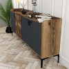 ΜΠΟΥΦΕΣ ΜΕΛΑΜΙΝΗΣ ΚΑΡΥΔΙ ΚΑΙ ΑΝΘΡΑΚΙ 180x35x78Yεκ. HM9433.01
