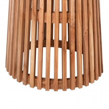 ΤΡΑΠΕΖΙ ΤΡΑΠΕΖΑΡΙΑΣ FRANTZ HM9388.01 ΜΑΣΙΦ ΞΥΛΟ MINDI ΦΥΣΙΚΟ Φ120X78Υ