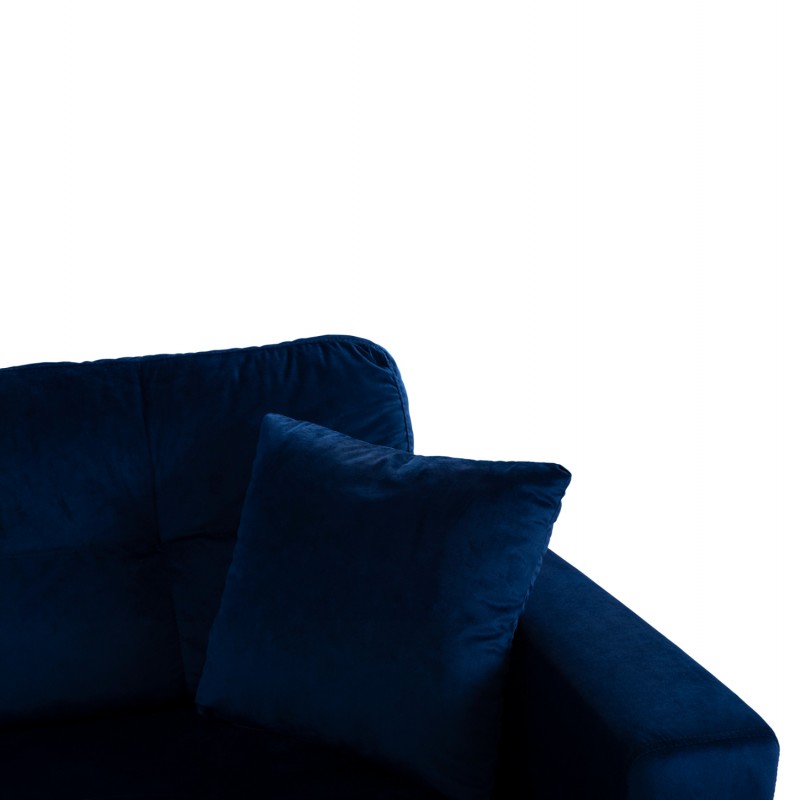 ΚΑΝΑΠΕΣ ΓΩΝΙΑ ΚΡΕΒΑΤΙ WAYNE 224x147x85Υεκ. HM3028.18 ΒΕΛΟΥΔΟ ΜΠΛΕ