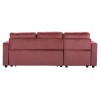 ΚΑΝΑΠΕΣ ΓΩΝΙΑ ΚΡΕΒΑΤΙ WAYNE 224x147x85Υεκ. HM3028.12 ΒΕΛΟΥΔΟ ΣΑΠΙΟ ΜΗΛΟ