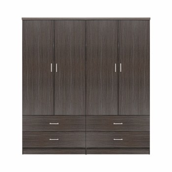 ΣΕΤ 2 ΤΜΧ ΝΤΟΥΛΑΠΑ 4ΦΥΛΛΗ ΜΕ 4 ΣΥΡΤΑΡΙΑ ZEBRANO 160X42X181 HM11349.01