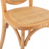 ΚΑΡΕΚΛΑ ΞΥΛΙΝΗ TINSLEY ΜΕ ΟΒΑΛ ΠΛΑΤΗ ΚΑΙ ΠΛΕΞΗ RATTAN ΣΕ ΦΥΣΙΚΗ ΑΠΟΧΡΩΣΗ HM8745.01 45x50x97 εκ.