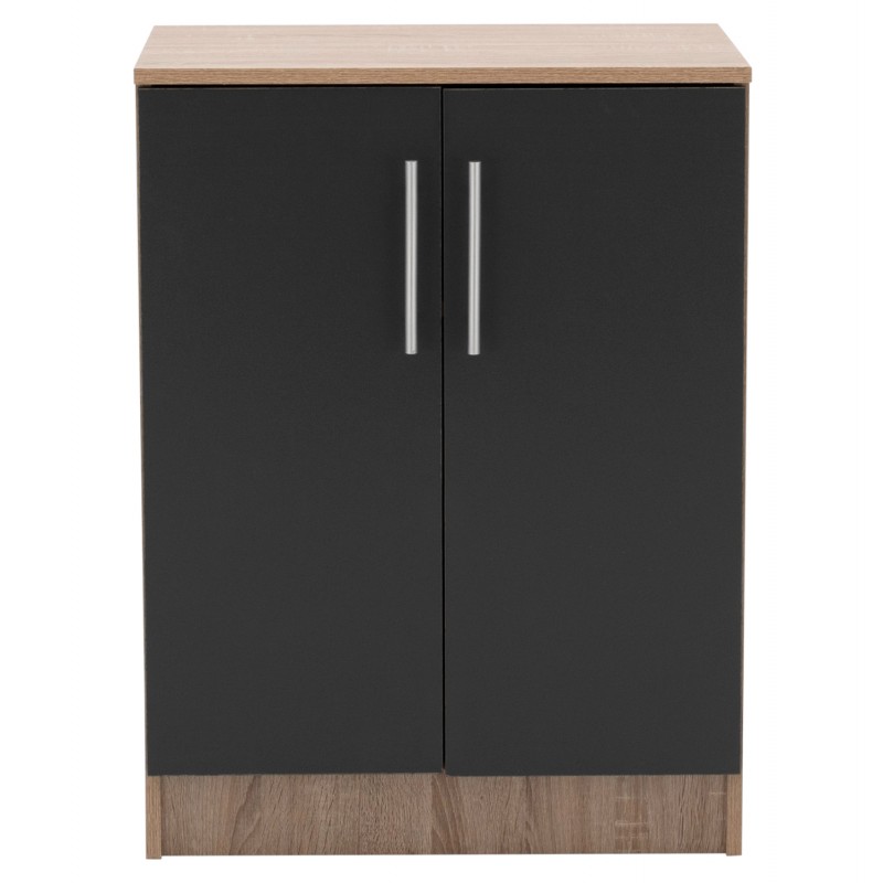 ΠΑΠΟΥΤΣΟΘΗΚΗ ΝΤΟΥΛΑΠΙ ΞΥΛΙΝΗ EMERIE HM2206.04 SONAMA-ΓΚΡΙ 60X40,5X80 εκ.