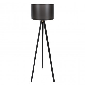 ΦΩΤΙΣΤΙΚΟ ΔΑΠΕΔΟΥ ΞΥΛΙΝΟ CAGNEY ΜΕ ΜΑΥΡA ΠΟΔΙΑ ΚΑΙ ΜΑΥΡΟ ΚΑΠΕΛΟ HM7272.18 Φ38x145 εκ.