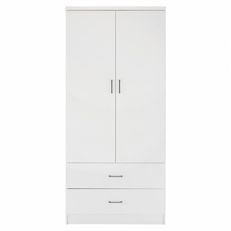 ΝΤΟΥΛΑΠΑ 2ΦΥΛΛΗ REINA ME 2 ΣΥΡΤΑΡΙΑ HM338.05 ΛΕΥΚΗ 80Χ42,5Χ180,5Υ εκ.