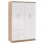 ΝΤΟΥΛΑΠΑ 4ΦΥΛΛΗ ME 2 ΣΥΡΤΑΡΙΑ BLAKELY HM339.06 SONAMA ΛΕΥΚΗ 120Χ42,5Χ180,5 εκ.