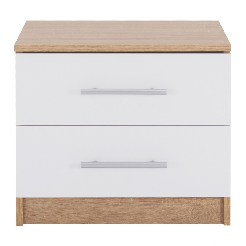 ΚΟΜΟΔΙΝΟ ΜΕΛΑΜΙΝΗΣ HM2220.06 SONAMA - ΛΕΥΚΟ 48x40,5x41,5 εκ.