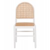 ΚΑΡΕΚΛΑ ΑΠΟ ΟΞΙΑ ΣΕ ΛΕΥΚΟ-RATTAN ΜΠΕΖ HM9407.03 43x50x87Yεκ.