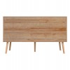 ΜΠΟΥΦΕΣ ΜΕΛΑΜΙΝΗΣ COLM- ΣΥΝΘ. RATTAN ΣΤΙΣ ΠΟΡΤΕΣ HM9220.11 120Χ39Χ70Υεκ.