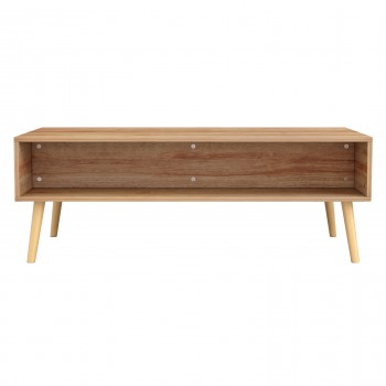ΤΡΑΠΕΖΙ ΣΑΛΟΝΙΟΥ ΜΕΛΑΜΙΝΗΣ COLM RATTAN HM9224.11 ΣΕ ΦΥΣΙΚΟ ΧΡΩΜΑ 110x59x39,5Yεκ.