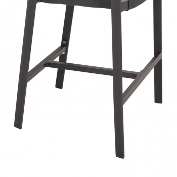 ΣΚΑΜΠΟ ΑΛΟΥΜΙΝΙΟΥ ΑΝΘΡΑΚΙ HM5892.11 ΜΕΣΑΙΟΥ ΥΨΟΥΣ ΜΕ ΜΠΡΑΤΣΑ RATTAN & TEXTLINE 55x56,5x99Yεκ.