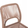 ΚΑΡΕΚΛΑ ΑΛΟΥΜΙΝΙΟΥ ΓΚΡΙ ΜΕ P.E.TWIST RATTAN ΜΠΕΖ HM5770.02 45x63x82Υ εκ.