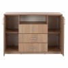 ΜΠΟΥΦΕΣ ΜΕ 2 ΝΤΟΥΛΑΠΙΑ Κ 3 ΣΥΡΤΑΡΙΑ ADLER SONAMA OAK HM2430 120X45X85Yεκ.