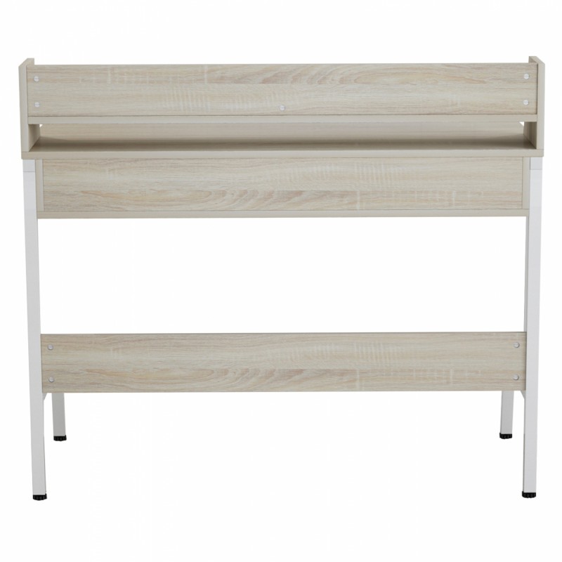 ΓΡΑΦΕΙΟ OLIVIER HM2129.01 ΜΕΛΑΜΙΝΗ ΣΕ SONAMA-ΛΕΥΚΟ-ΛΕΥΚΟΣ ΜΕΤΑΛΛΙΚΟΣ ΣΚΕΛΕΤΟΣ 104x48x89Υεκ