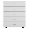 ΣΥΡΤΑΡΙΕΡΑ ΜΕΛΑΜΙΝΗΣ THORG HM8995.03- 5 ΣΥΡΤΑΡΙΑ ΛΕΥΚΗ 80Χ40Χ100Yεκ.