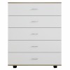 ΣΥΡΤΑΡΙΕΡΑ ΜΕΛΑΜΙΝΗΣ THORG HM8995.04- 5 ΣΥΡΤΑΡΙΑ ΣΕ SONAMA-ΛΕΥΚΟ 80Χ40Χ100Yεκ.