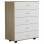 ΣΥΡΤΑΡΙΕΡΑ ΜΕΛΑΜΙΝΗΣ THORG HM8995.04- 5 ΣΥΡΤΑΡΙΑ ΣΕ SONAMA-ΛΕΥΚΟ 80Χ40Χ100Yεκ.