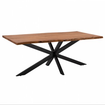 ΤΡΑΠΕΖΙ ΤΡΑΠΕΖΑΡΙΑΣ MONTANA SUPERIOR ΜΑΣΙΦ ΑΚΑΚΙΑΣ HM8716.11 200x106x77Υεκ.