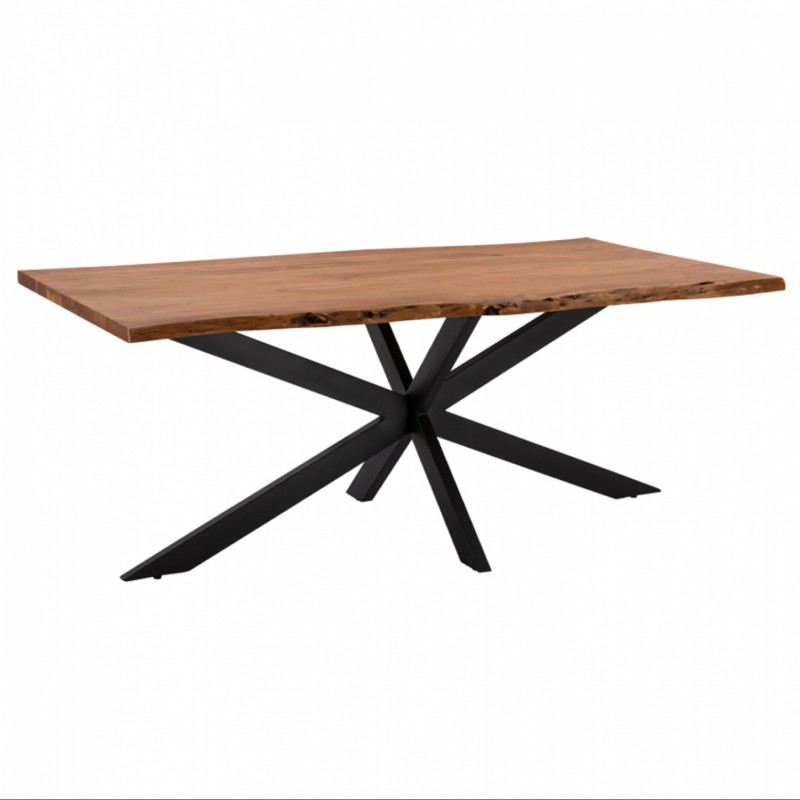 ΤΡΑΠΕΖΙ ΤΡΑΠΕΖΑΡΙΑΣ MONTANA SUPERIOR ΜΑΣΙΦ ΑΚΑΚΙΑΣ HM8716.11 200x106x77Υεκ.